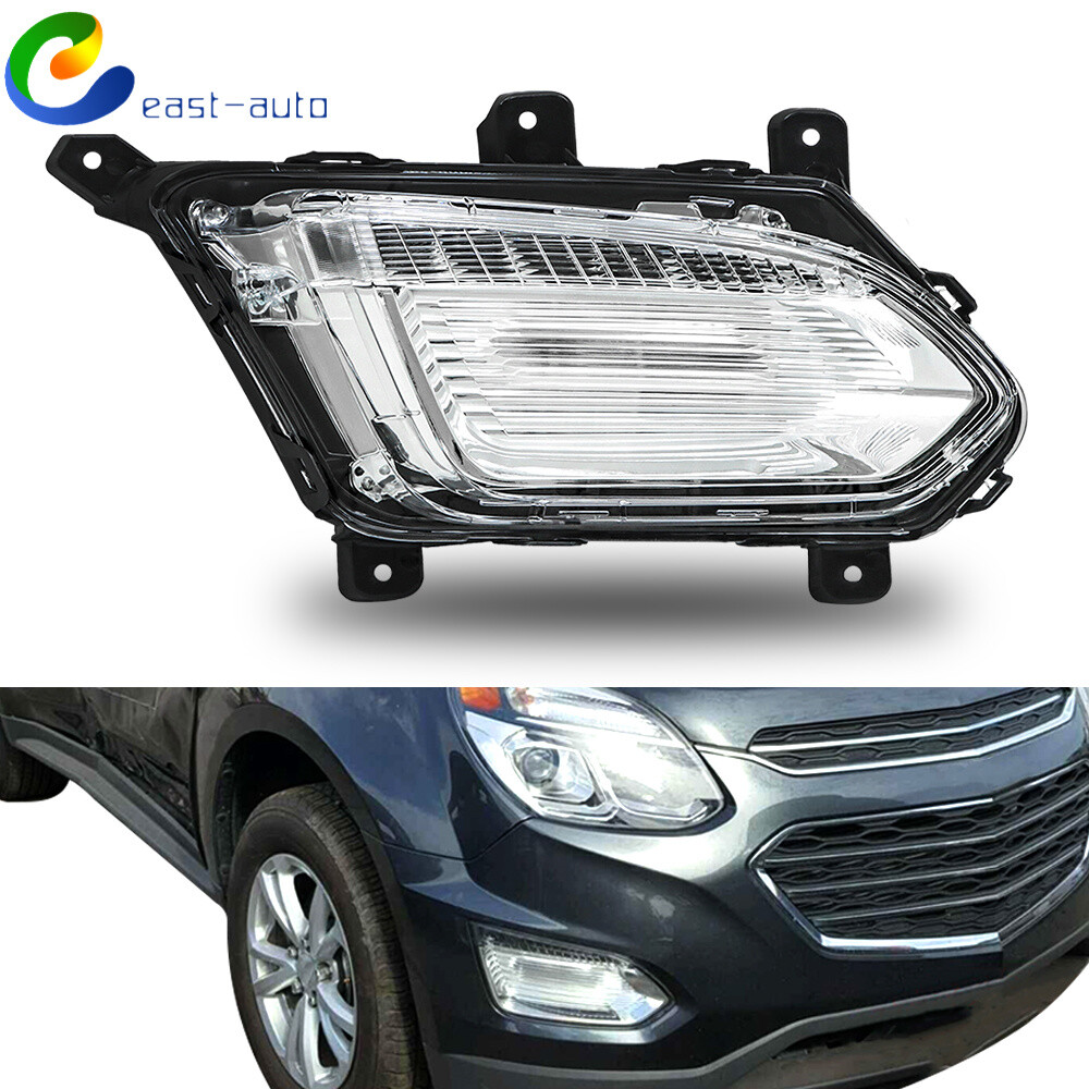 Fog Light For 2016-2017 Chevy Equinox LS L LT Right Side w/ LED Driving Lamp