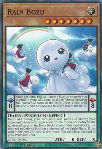 Rain Bozu ETCO-EN093 Common 1st Edition Near Mint Yugioh Card