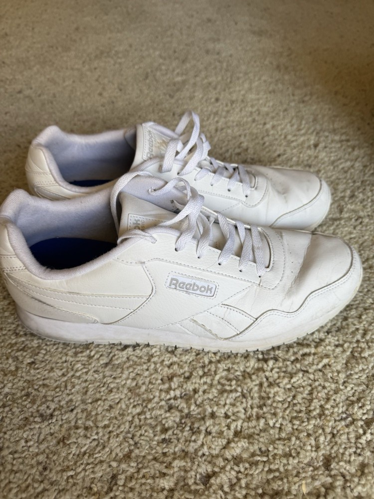 Reebok Classic White Leather Low Top Sneakers for Men Size 12 Model 1Y3502
