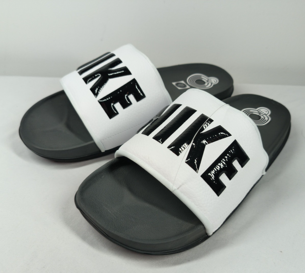 Nike Offcourt Slide Dark Grey Black White BQ4639 001 Size 10 Men