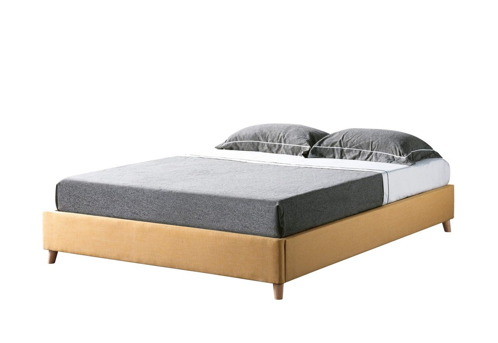 Furniture of America Jaci Queen Bed in Sunny Yellow Finish