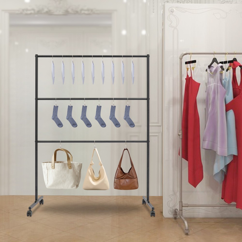 Clothing Store Display Rack Underwear Rack Commercial Movable Iron Display Stand