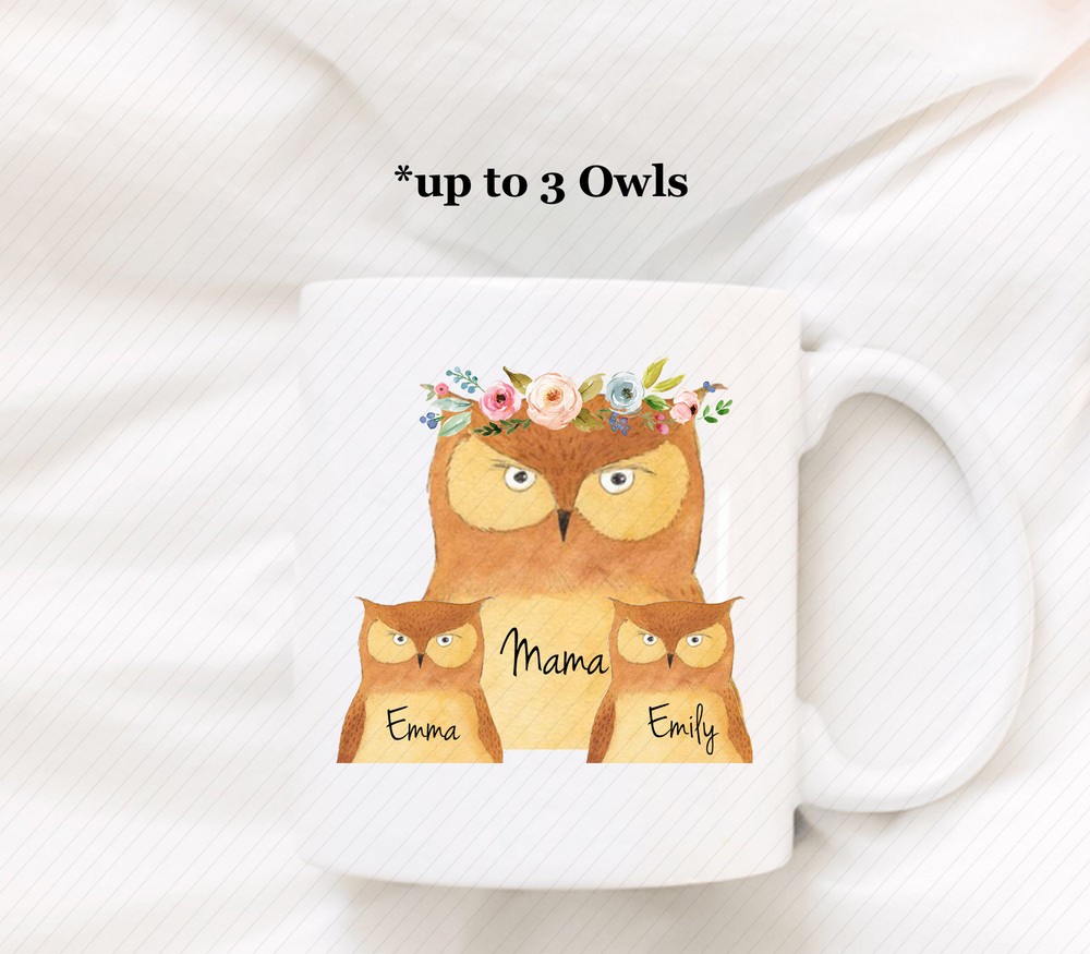 Owl Mug Owl Travel Mug Owl Water Bottle Custom Owl Mug Owl Dad Owl Mom Owl