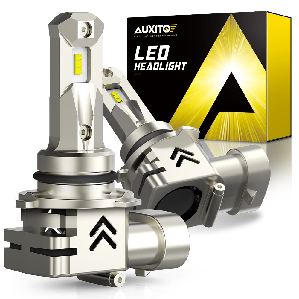 AUXITO 9006 HB4 LED Headlight Bulb Kit Low Beam 52W 24000LM Super White Light 2X