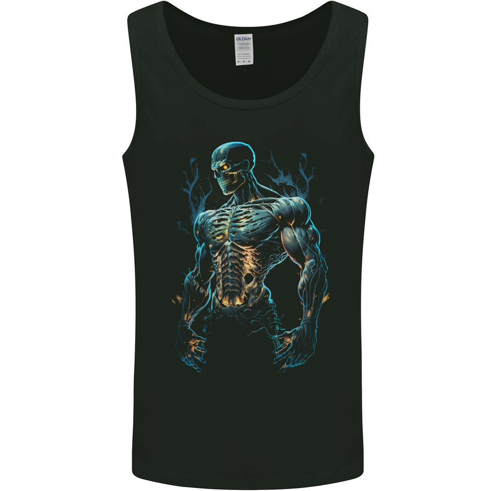 Eternal Physique Skull Gym Bodybuilding MMA Mens Vest Tank Top