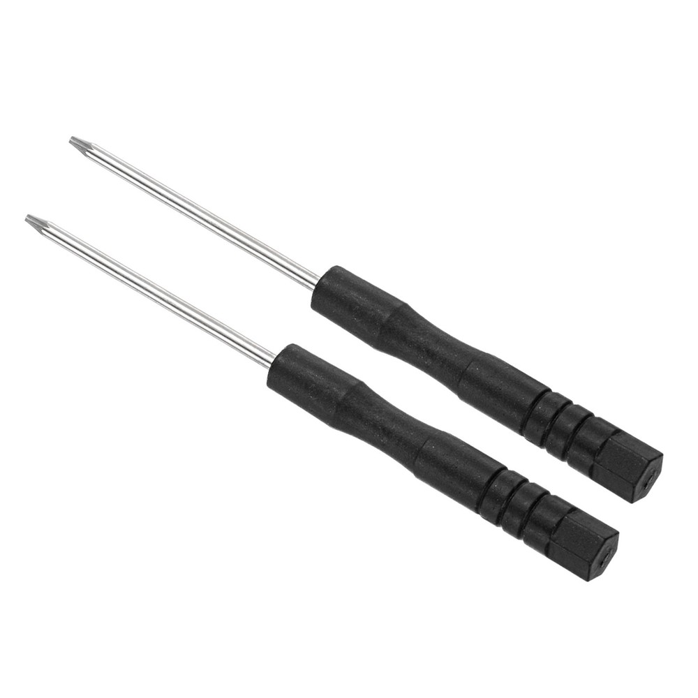 2pcs T2 Torx Screwdriver 80mm 6-Point with Anti-Slip Handle