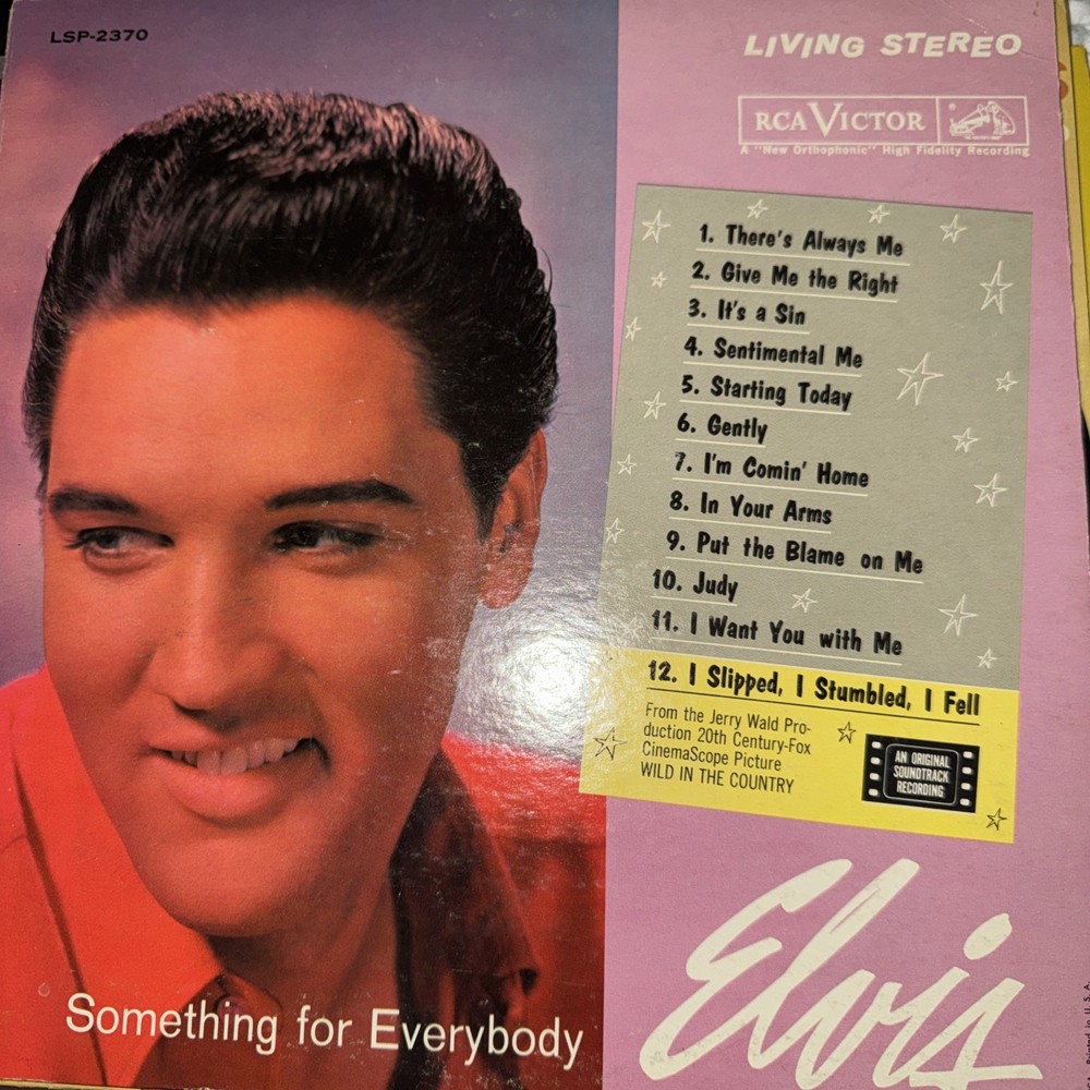 Elvis Presley Something for Everybody 1961 RCA Victor LPM-2370 Vinyl LP Record