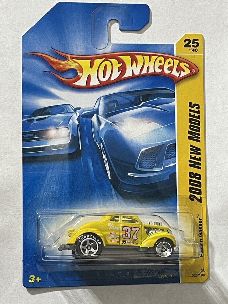 2008 Hot Wheels New Models Pass'n Gasser 25/40 Yellow Good Year-image