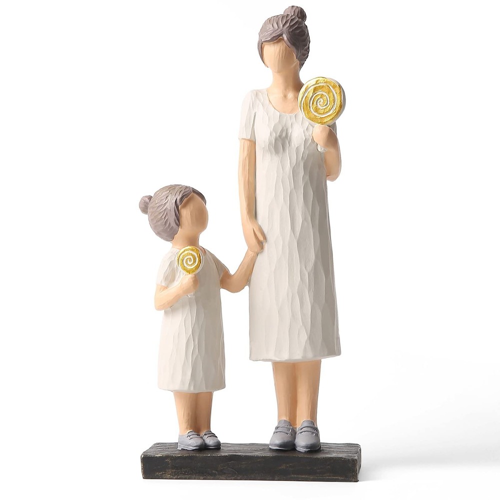 OTANG Mother and Daughter Figurines, Hand-Painted Figures Gifts for Mother or...