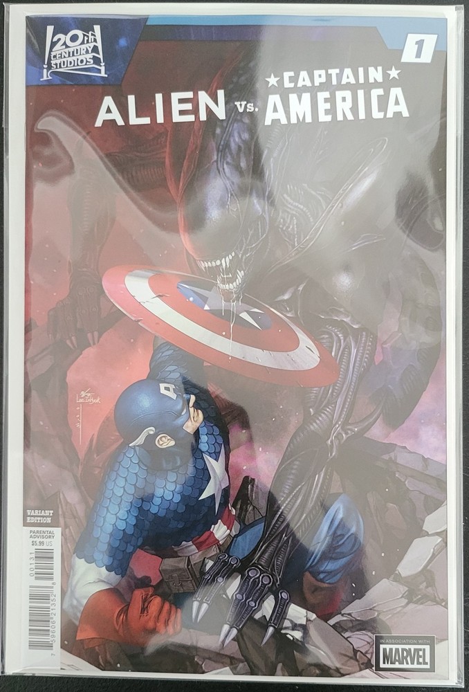 Alien Vs. Captain America #1, Lot of 4 Standard Covers, NM/Better