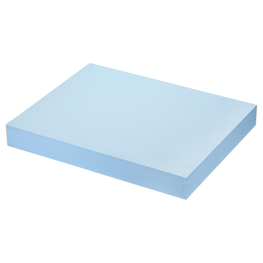 Non-Slip TPE Foam Balance Pad Yoga Mat 15.7x13x2 Inch Pale Blue