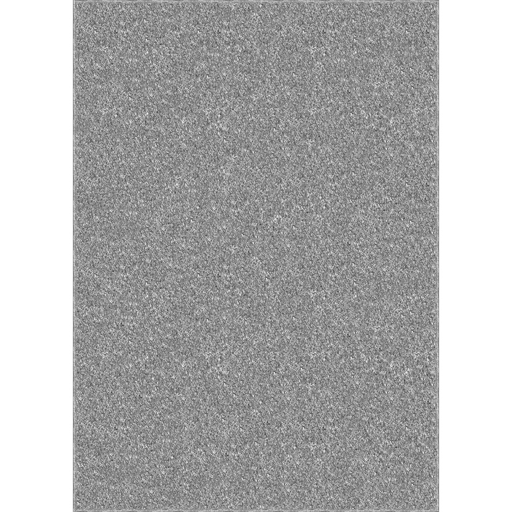 Soft Gray Microfiber Plush Shag Rug 31.5x45 Inches