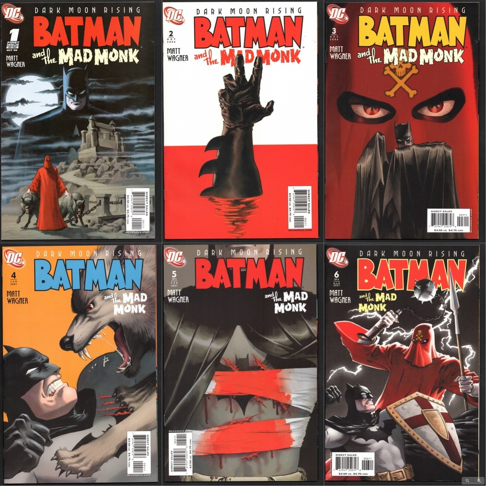 Batman and the Mad Monk #1 2 3 4 5 6 (of 6) DC, 2006) Matt Wagner NM