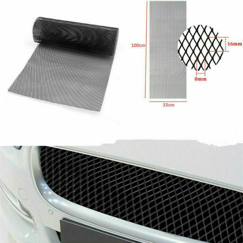100×33cm Intercooler Radiator Engine Bay Protector Car Rhombus Tuning Grill