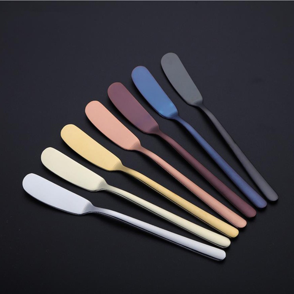 2 Pcs Stainless Steel Butter Knife Bench Scraper Unique Kitchen Gadgets