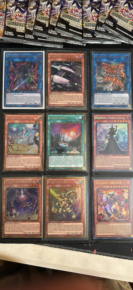 Yu Gi Oh Random Binder Page Mint or Played Blue Eyes Dark Magician Girl  