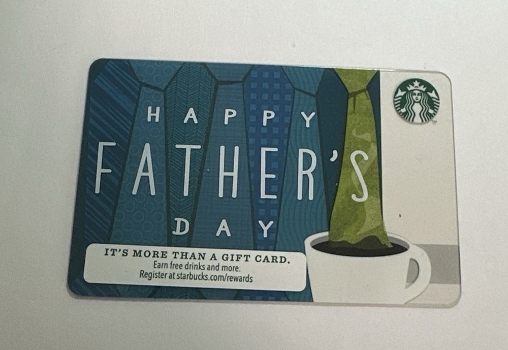 Starbucks Gift Card Collectable “Fathers Day 2014”-image