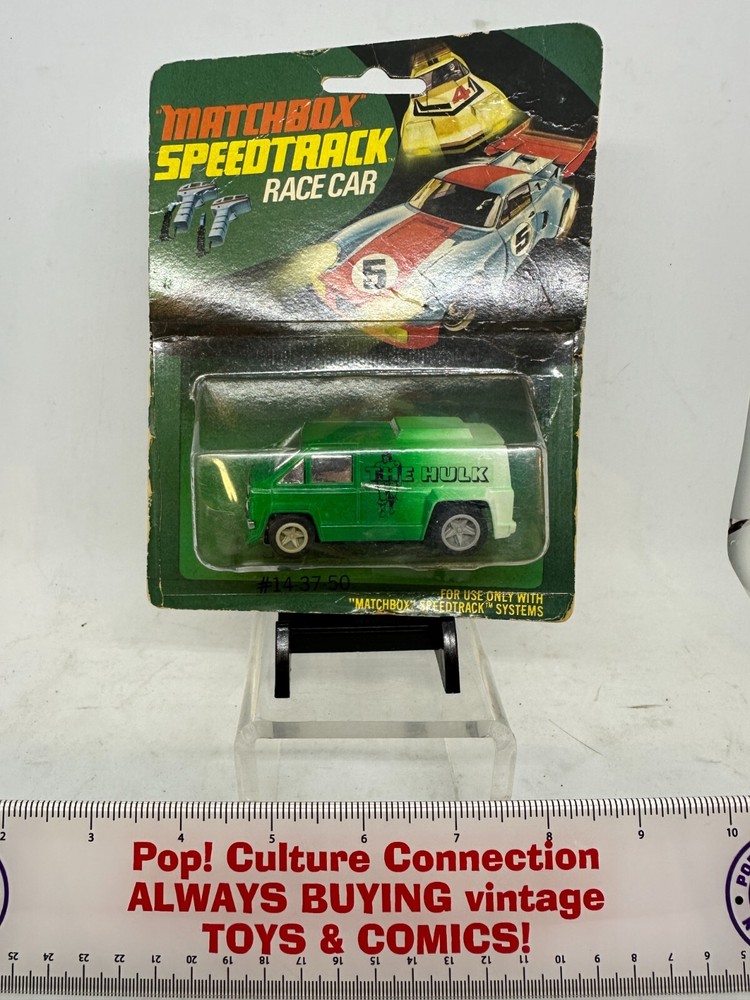 Vintage 1977 Marvel Comics Matchbox Speedtrack The Hulk Van New Unused