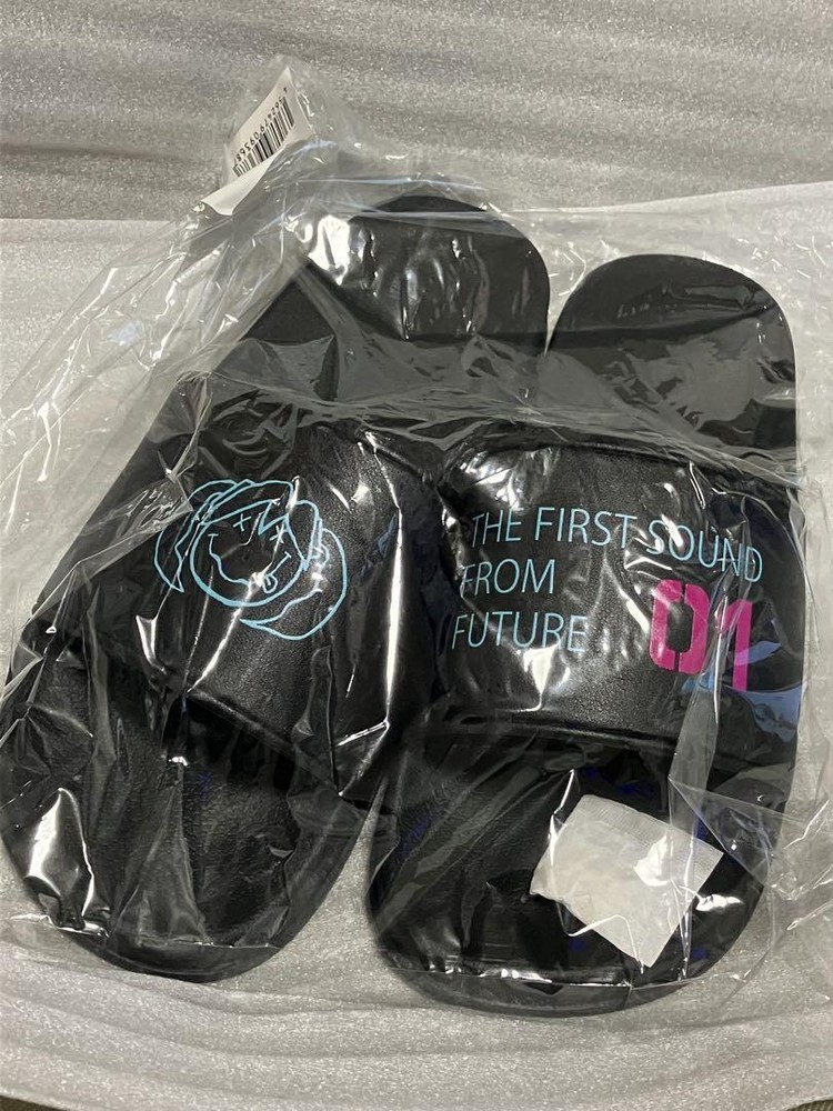 Hatsune Miku Black Blue Game Character Sandals Size 26cm Shower