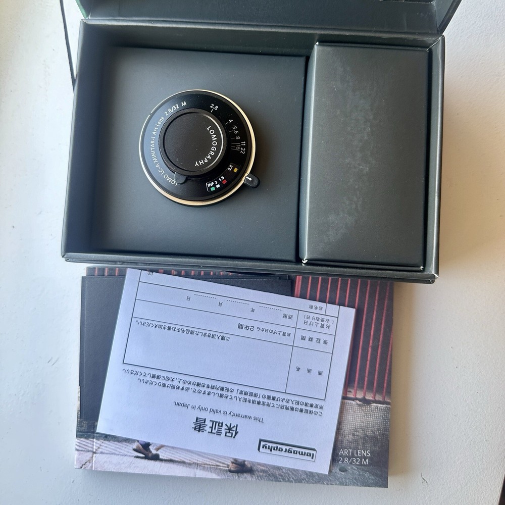 Lomography LC-A Minitar-1 32mm f/2.8 M Mount Art Lens in Black