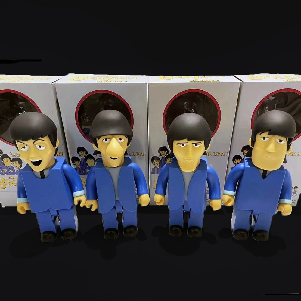 The Beatles CAN'T BUY ME LOVE KUBRICK 400％ Figure Set  Medicom Toy Rare