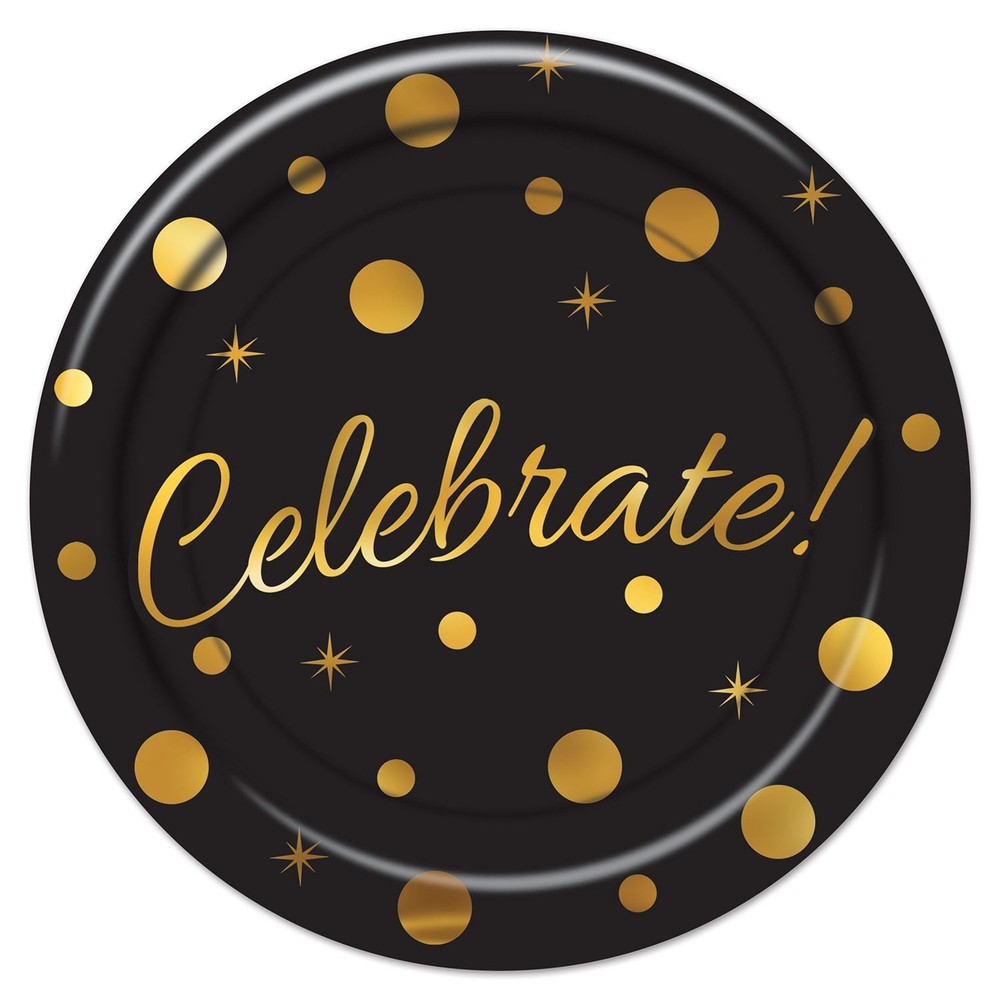 Beistle Celebrate Awards Night Luncheon Plates - Party Decorations