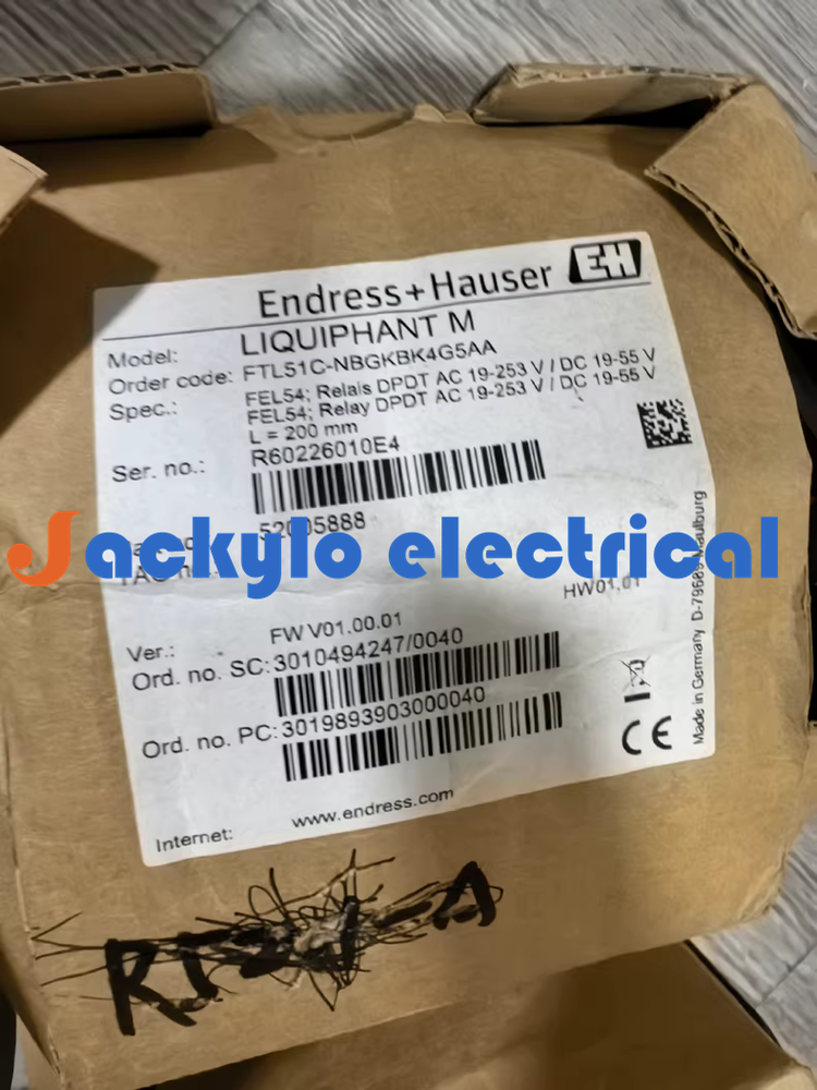 In Box NEW E+H FTL51C-NBGKBK4G5AA Fork level switch FTL51C-NBGKBK4G5AA