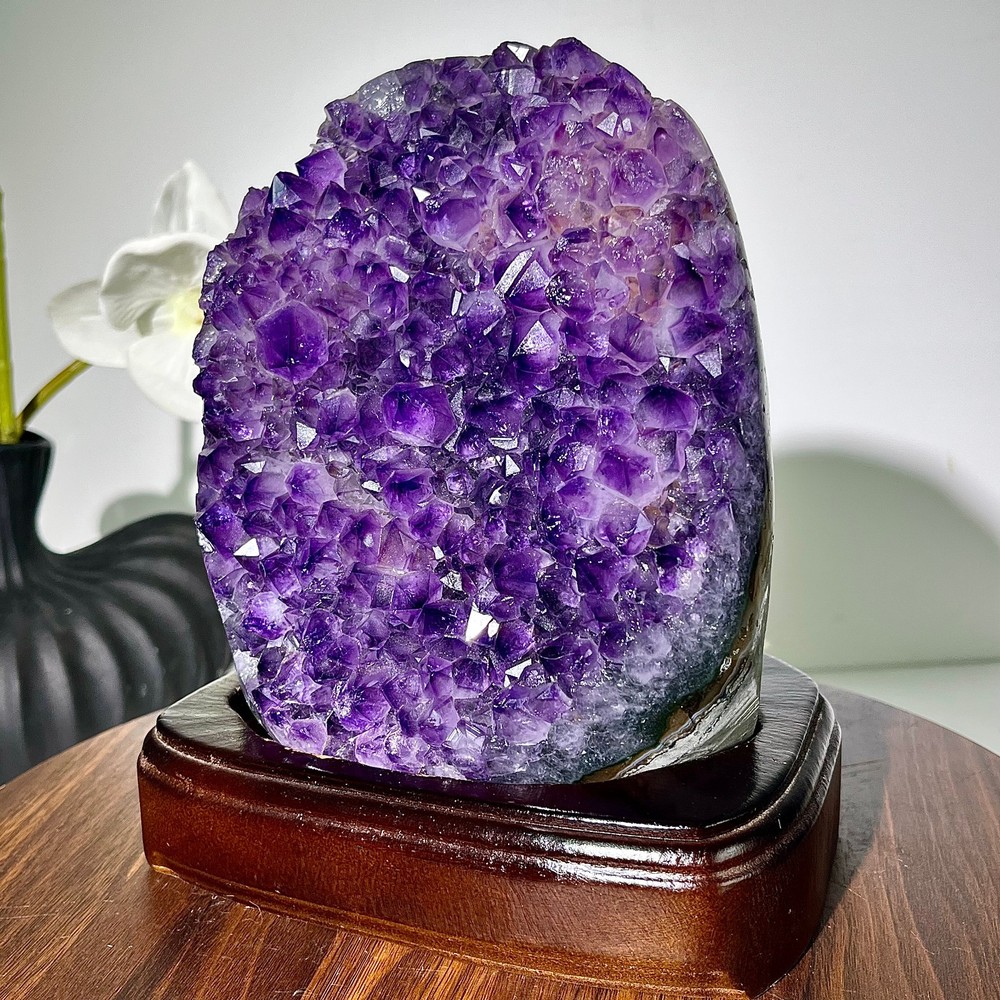 8.14LB Natural amethyst, quartz ore body Uruguayan amethyst crystal block