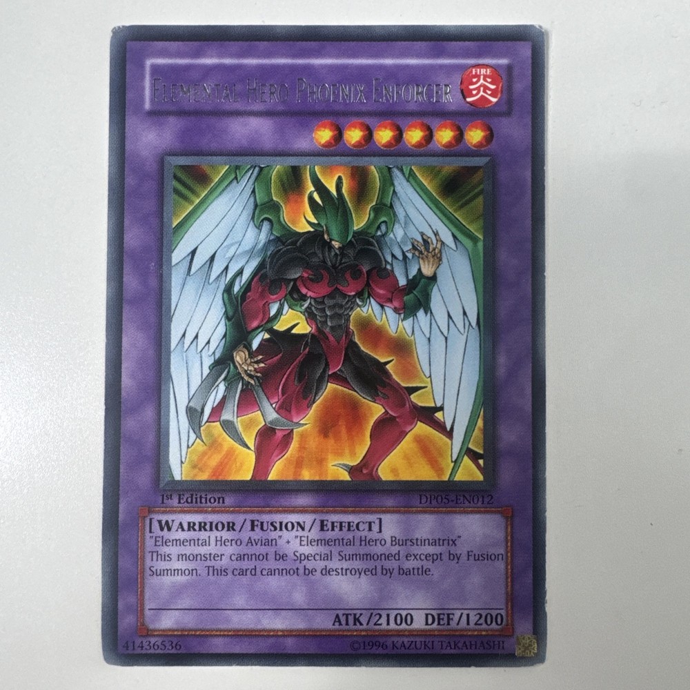 Elemental Hero Phoenix Enforcer 1st Edition DP05-EN012