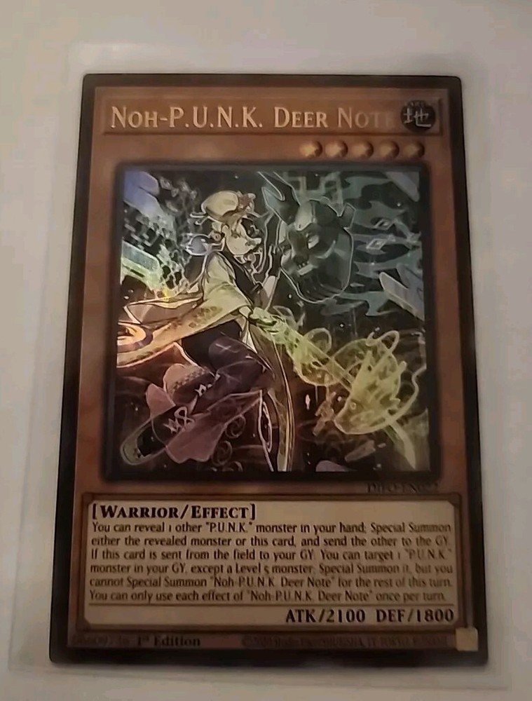 NOH-P.U.N.K. Deer Note DIFO-EN022 1st Ed Ultra Rare Yu-Gi-Oh Dimension Force Card  