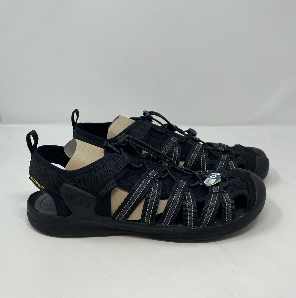 KEEN Drift Creek H2 Men’s Closed-Toe Water Sandals Black/Black Size 12
