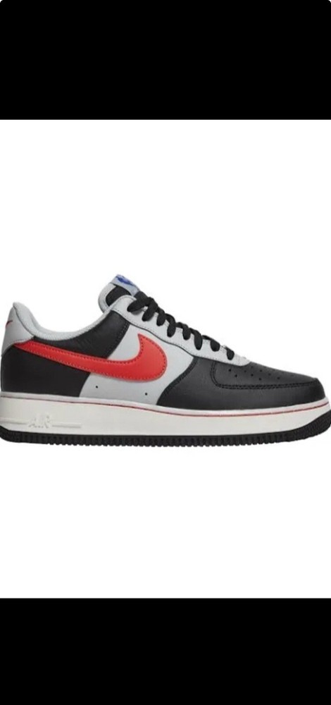 Nike Air Force 1 Low 07’ LV8 NBA 75Th Anniversary (Red, Black And Gray)