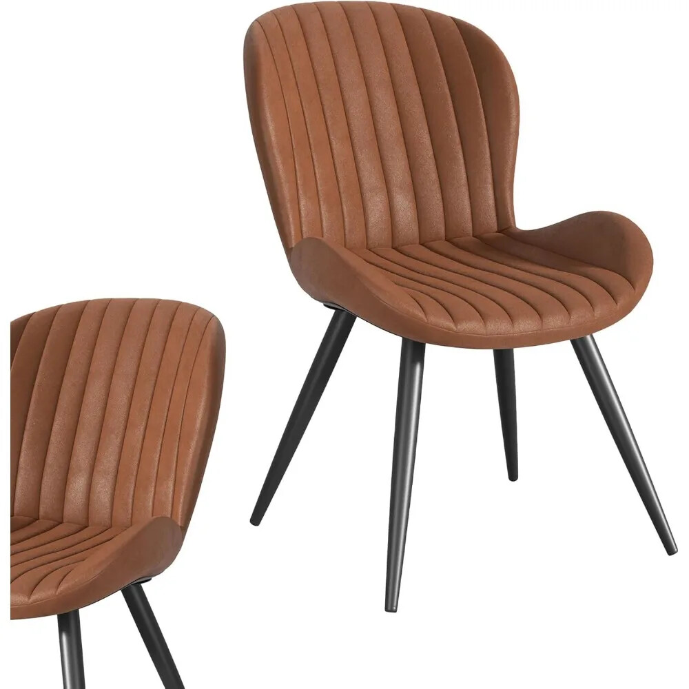 Modern Dining Room Chairs Set of 6, Upholstered Kitchen Dinner Chair Fabric