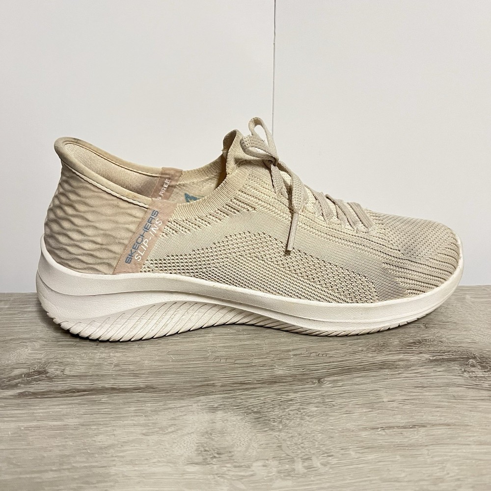 Skechers Slip-Ins Ultra Flex 3.0-Brilliant Path Women Size 7 Natural  149710/NAT