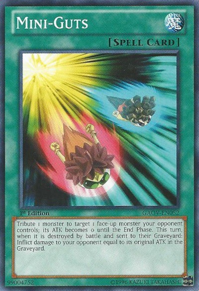 Mini-Guts GAOV-EN052 Common Unlimited NM Yugioh Card