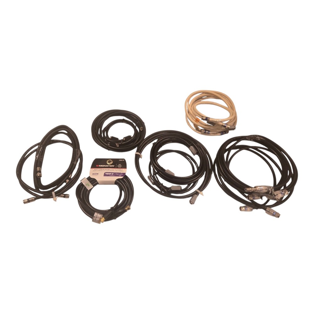 Coax Cable Variety lot of Various Lengths