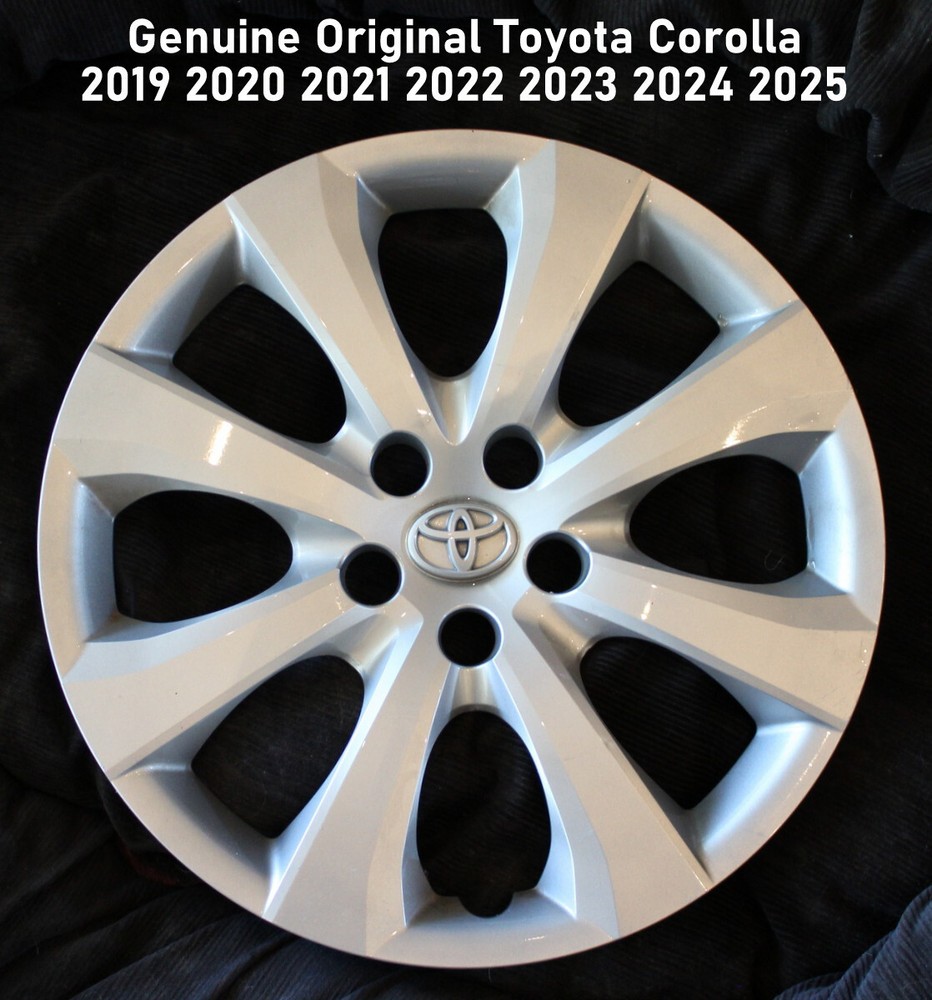 2019-2022 Toyota Corolla 16-Inch 8-Spoke OEM Hubcap Wheel Cover 61191