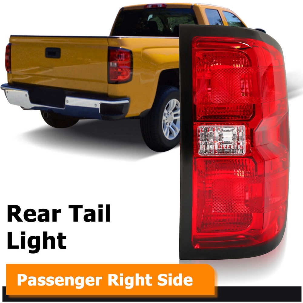 Fit For 2014-2019 Chevy Silverado 1500 Tail Light Brake Lamp Passenger Side