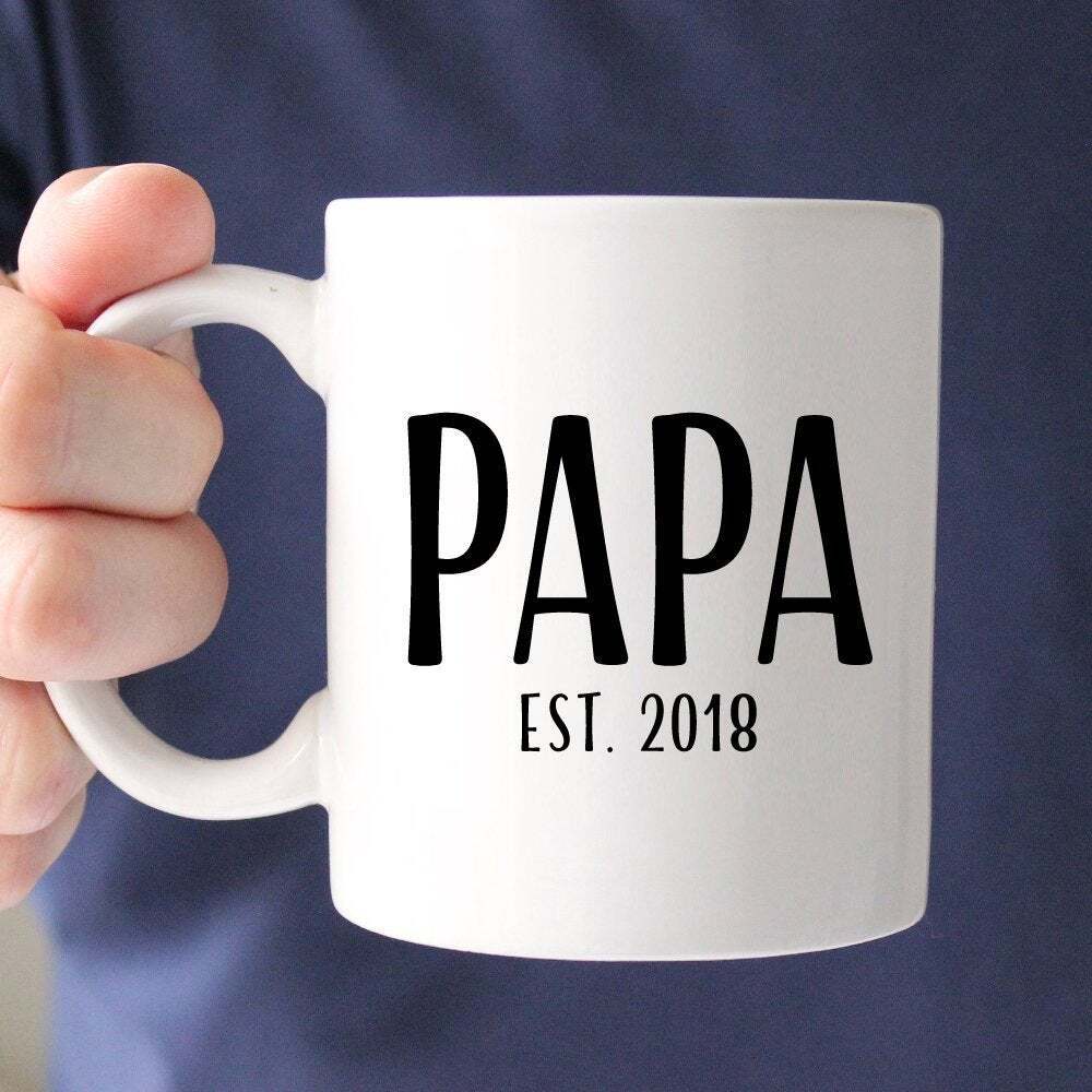 Papa Mug Grandpa Mug Dad Gift Coffee Mug Gift For Papa Gift For Him Pregnancy