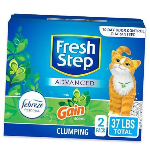Advanced Clumping Litter With Febreze Freshness With Febreze Scent, Gain