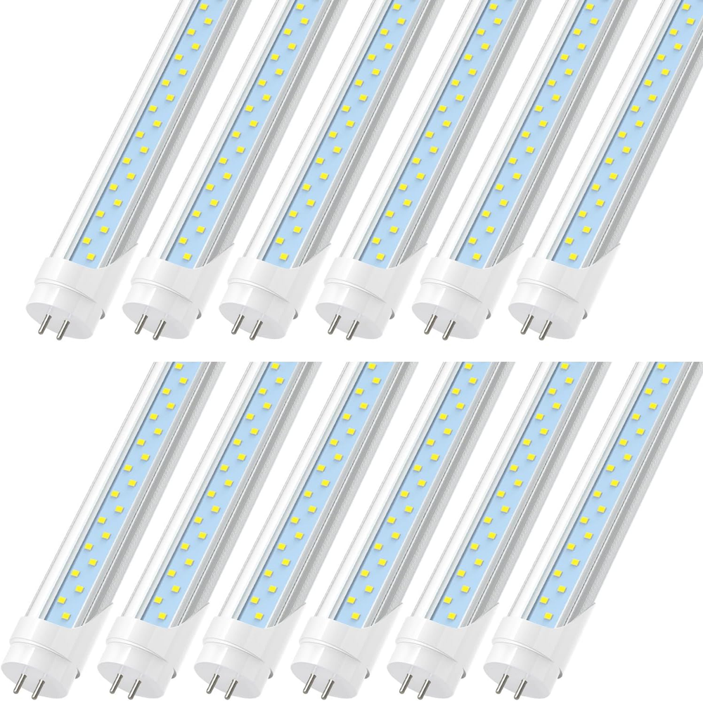 T8 LED Type A+B Tube Light 3FT, 2520LM, 18W(45W Equivalent), 6000K, Plug and Pla