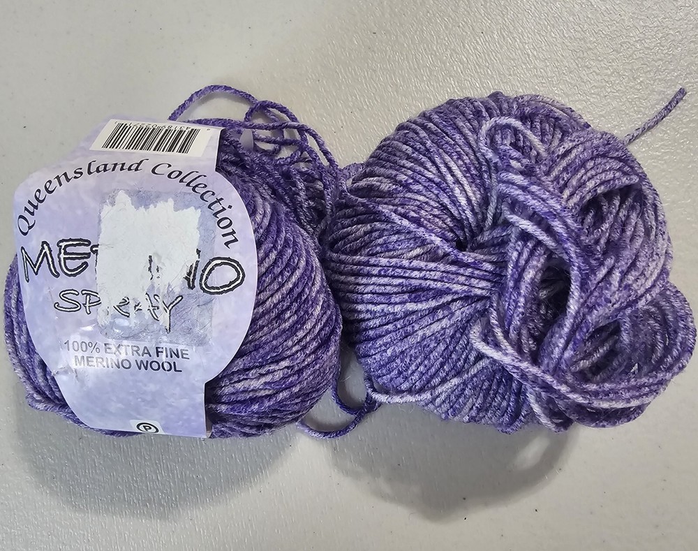 Queensland Marino Spray 100% Extra Fine Merino Wool Yarn 50g Made In Italy - 2