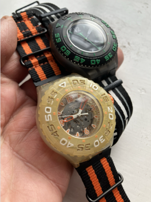 NATO Strap Adapters for Swatch Watches to Achieve the Omega MoonSwatch Style