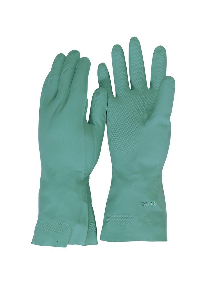 12 Pairs PPE Home Restaurant Cleaning Long Sleeves Nitrile Work Gloves - Large