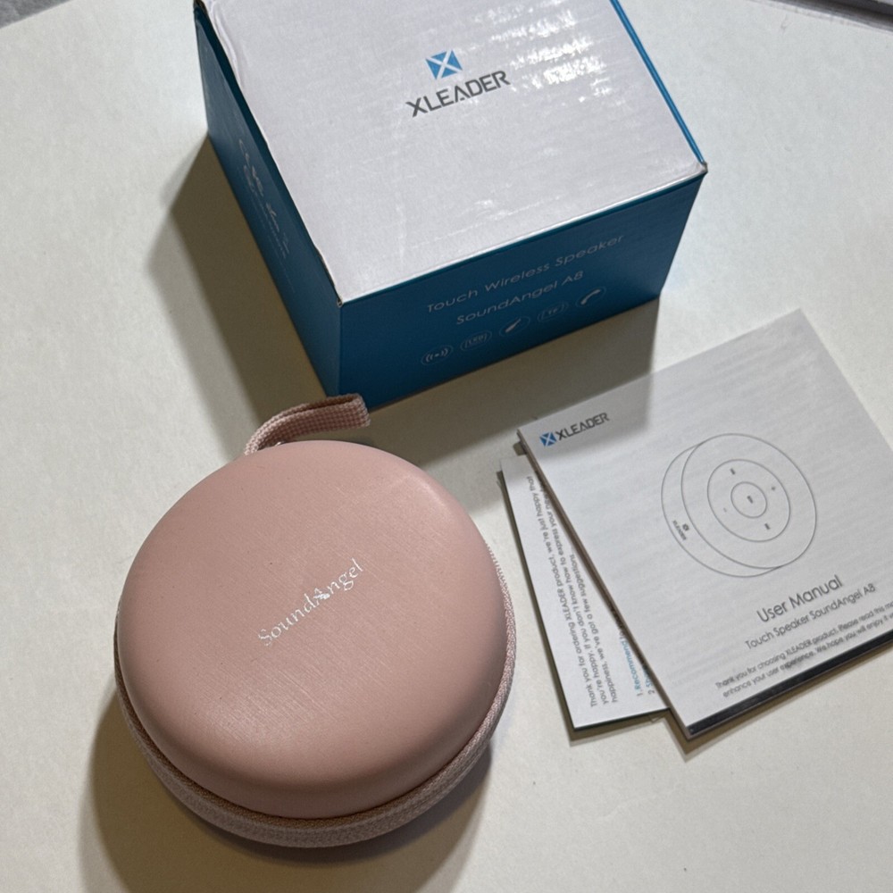 XLEADER SoundAngel A8 Wireless Bluetooth Speaker with AUX TF Card in Rose Gold