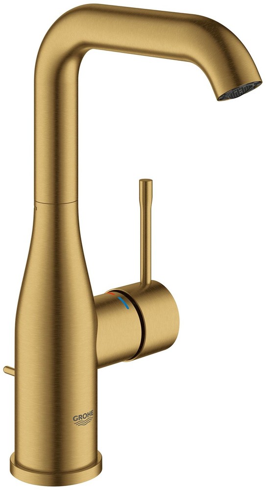 Grohe 23 486 A Essence 1.2 GPM 1 Hole Bathroom Faucet - Brushed Cool Sunrise