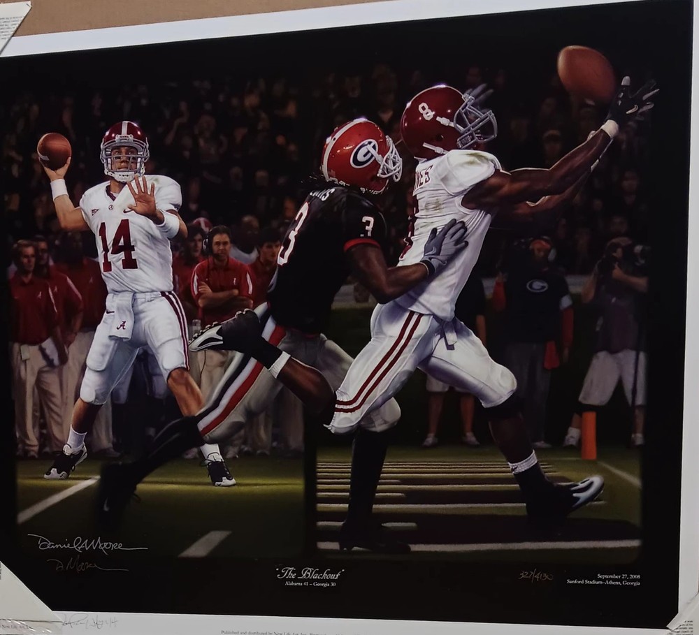 Print The BLACKOUT CRIMSON TIDE FOOTBALL