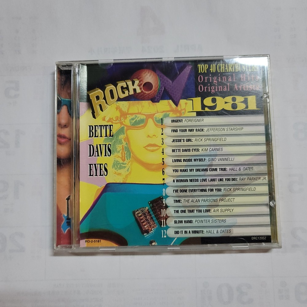 Rock On 1981: Bette Davis Eyes By Various Artists (CD 1998)