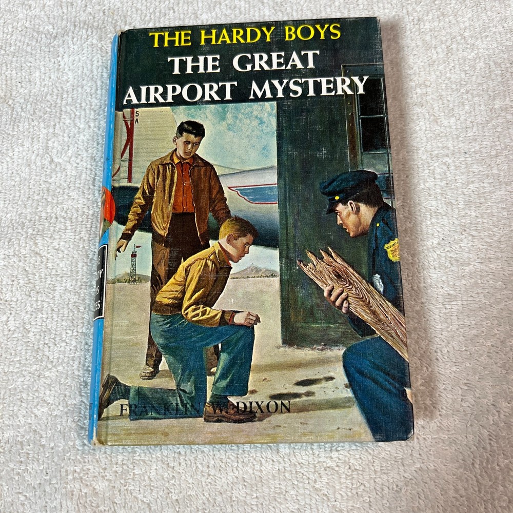 The Hardy Boys: The Great Airport Mystery Hardcover 1965 Vintage Kids Mystery