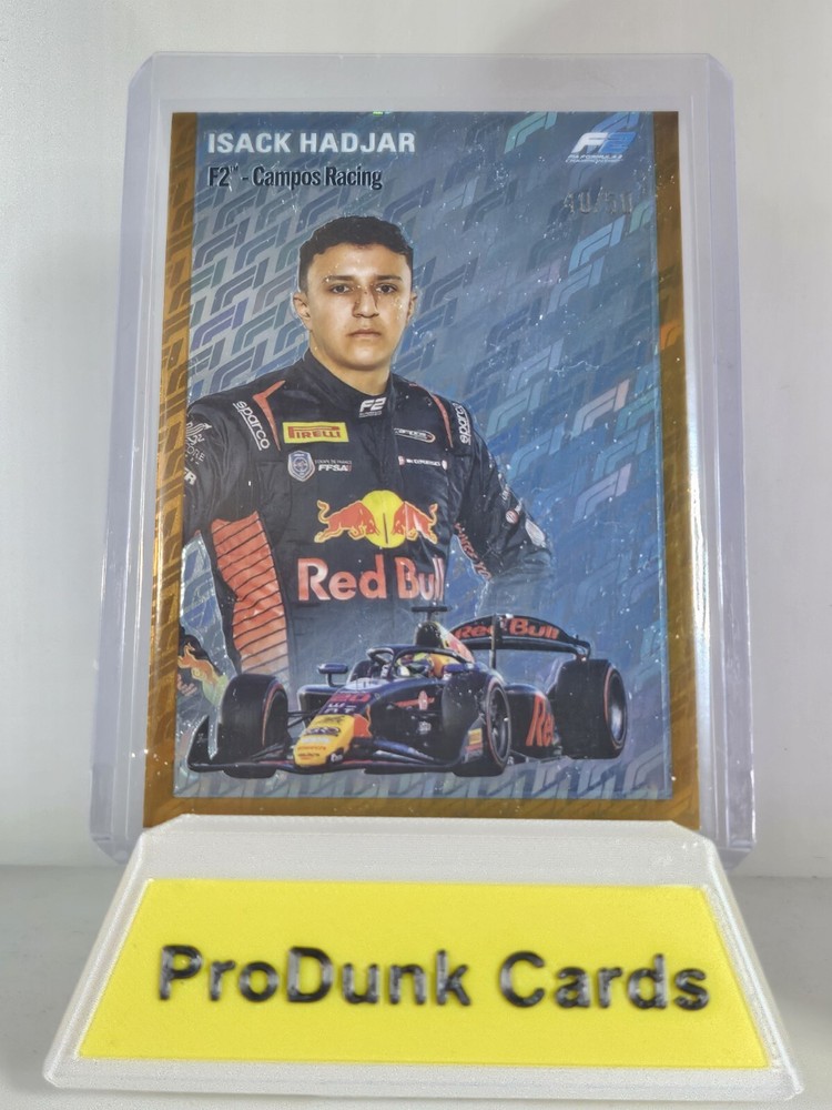 2024 Topps Chrome Logofractor Formula 1 Isack Hadjar 1954 Gold 40/50 #1954-28